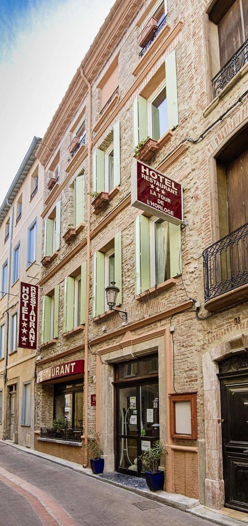 Hotel" La Tour De L'Horloge " Rivesaltes Kültér fotó